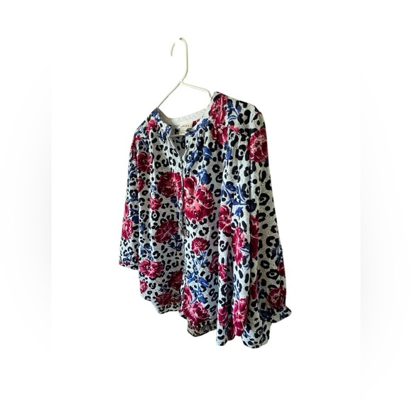 Ariat Ladies Bliss Long Sleeve Top Multi Print Size M - Picture 9 of 15